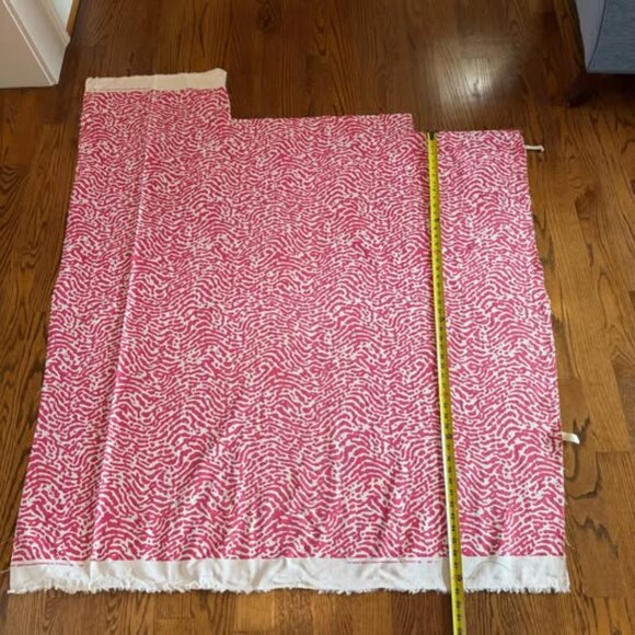 Thibaut St. Croix Pink F913156 Summer House Collection Fabric Remnant - Picture 7 of 11